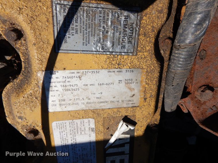 image for item KF9583 1999 GMC C8500  dump truck