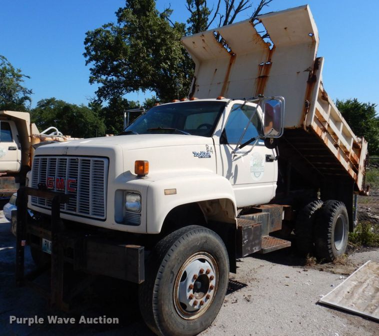 image for item KF9584 1992 GMC TopKick  dump truck