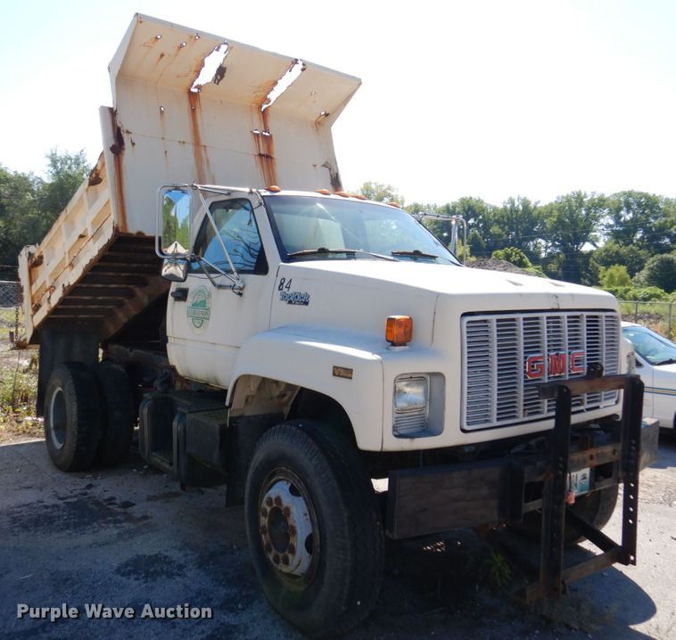 image for item KF9584 1992 GMC TopKick  dump truck