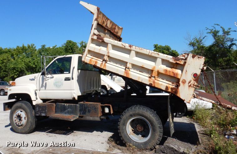 image for item KF9584 1992 GMC TopKick  dump truck