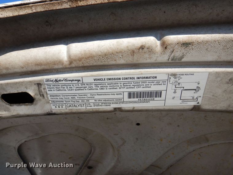 image for item KF9588 2003 Ford Crown Victoria Police Interceptor