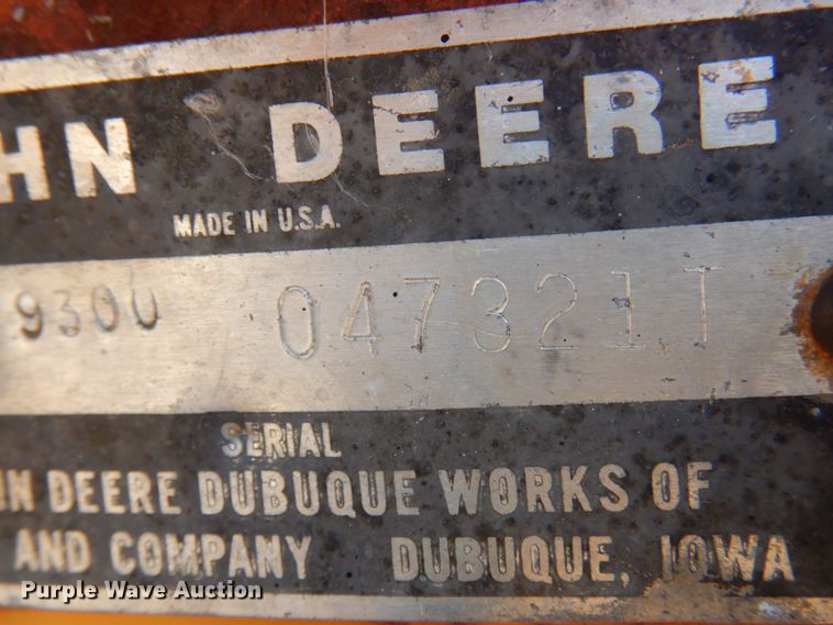 image for item KI9238 John Deere 9300  backhoe attachment