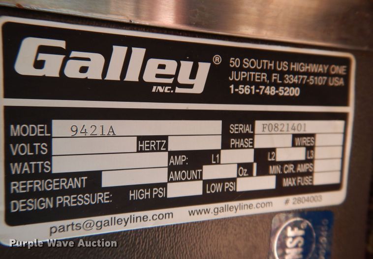 image for item KP9336 Galley 9421A  corner buffet