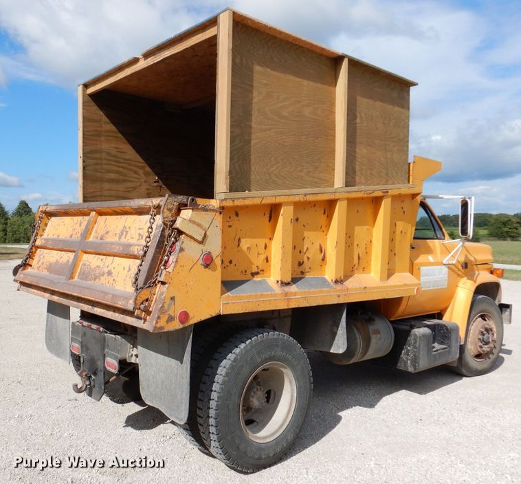 image for item KP9364 1988 GMC Sierra 7000  dump truck