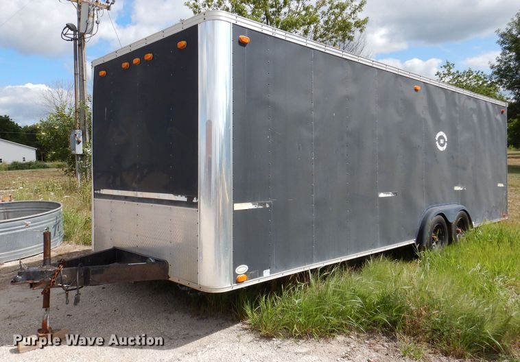 image for item KP9367 1993 United Expressline  enclosed cargo trailer