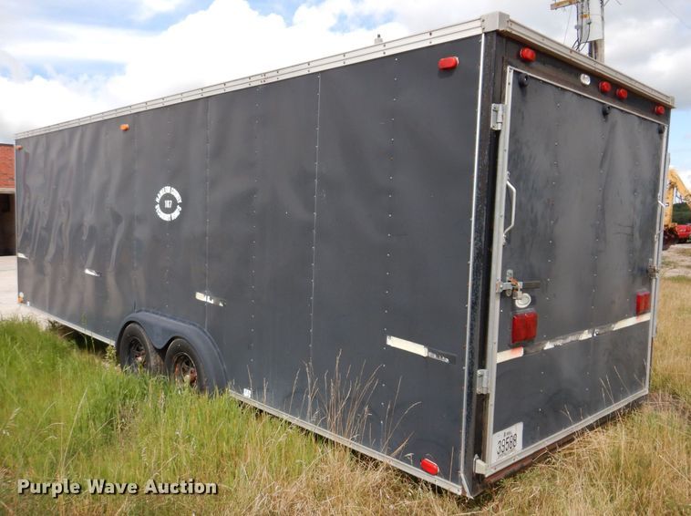 image for item KP9367 1993 United Expressline  enclosed cargo trailer