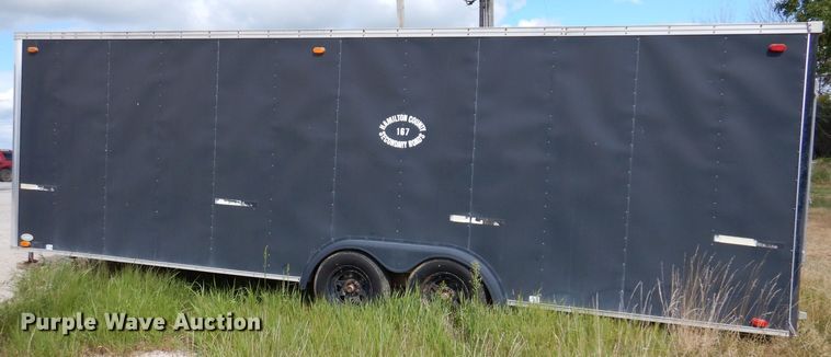 image for item KP9367 1993 United Expressline  enclosed cargo trailer