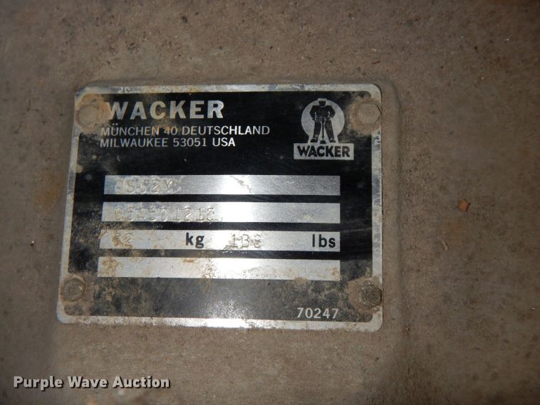 image for item KP9371 Wacker BS62Y  plate compactor
