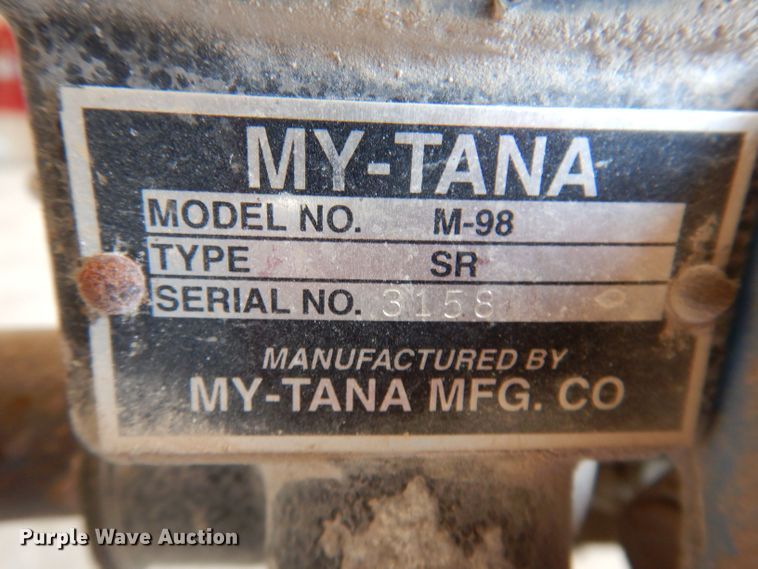 image for item KP9377 2005 MyTana M98  sewer snake