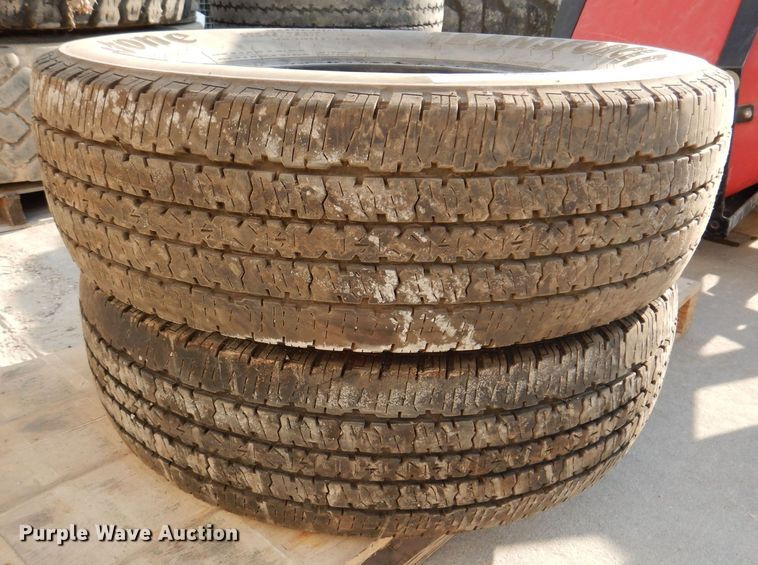 (2) Firestone Transforce HT LT245/75R17 tires in Knoxville, IA Item