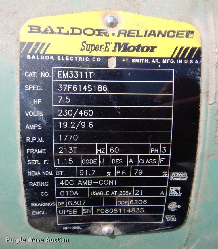 image for item KP9448 (2) 2009 Taco FI2508E2FAJ1L0A pumps