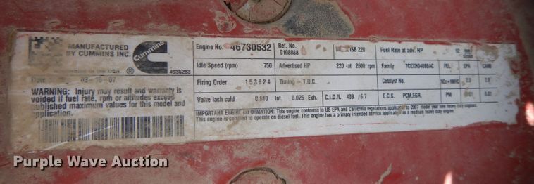 image for item KP9449 2008 Blue Bird Vision  school bus