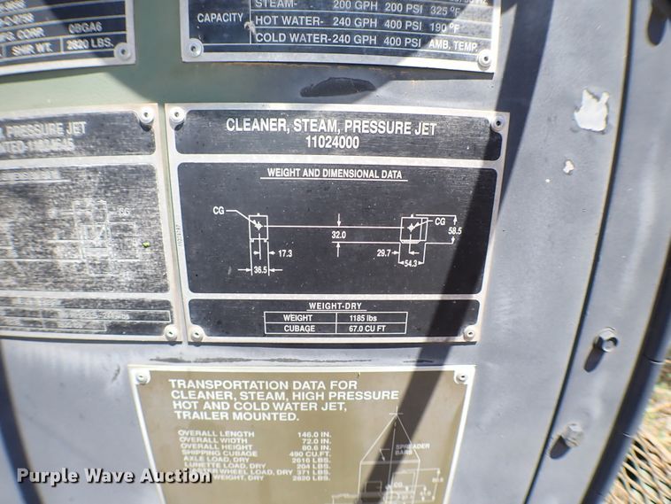 image for item KR9707 1995 US Military MEP701A  generator