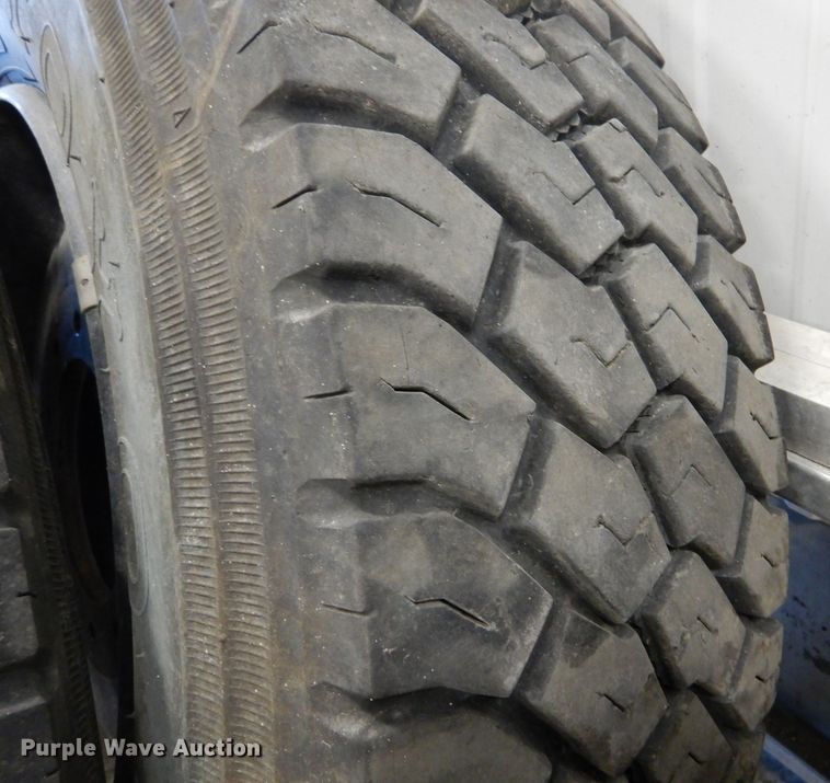 image for item LB9871 (4) Toyo M608Z 285/70R19.5 tires and wheels