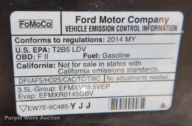 image for item LB9886 2014 Ford Explorer Police Interceptor  SUV