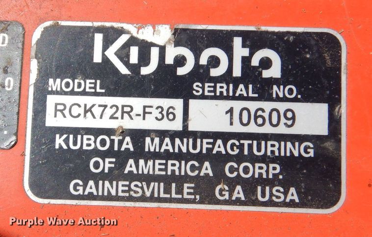 image for item LB9945 Kubota F2880  lawn mower
