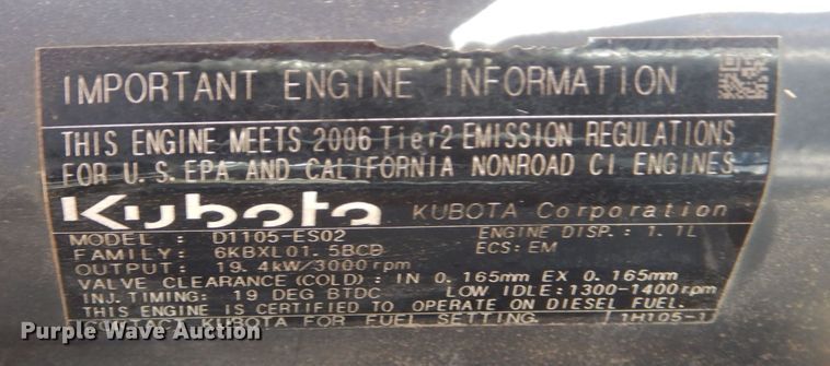 image for item LB9945 Kubota F2880  lawn mower