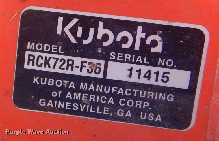 image for item LB9946 Kubota F3080  lawn mower