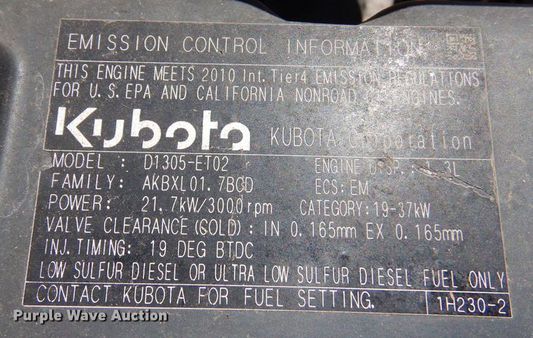 image for item LB9946 Kubota F3080  lawn mower