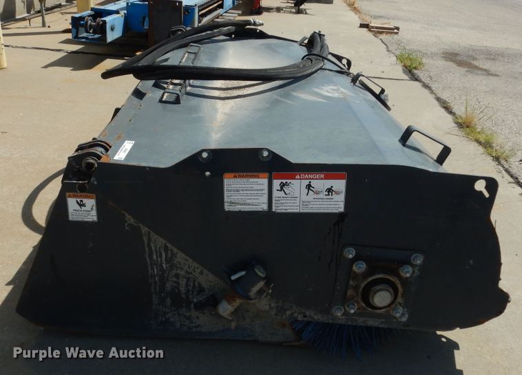 Virnig skid steer sweeper in Olathe, KS Item LR9860 sold Purple Wave