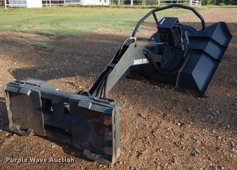 image for item LS9870 CID  skid steer rotary mower