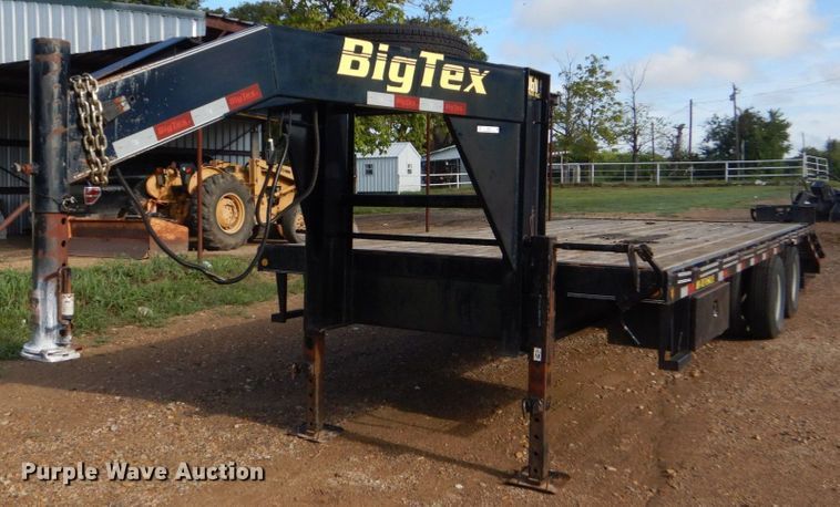 image for item LS9871 2009 Big Tex  equipment trailer