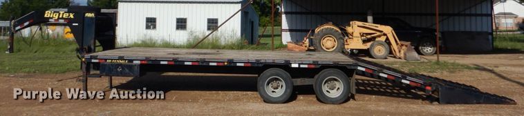 image for item LS9871 2009 Big Tex  equipment trailer