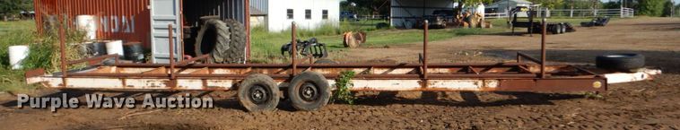 image for item LS9875 Shop built  pole trailer