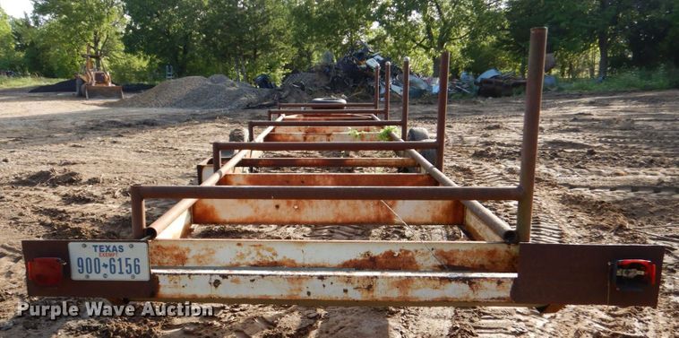 image for item LS9875 Shop built  pole trailer