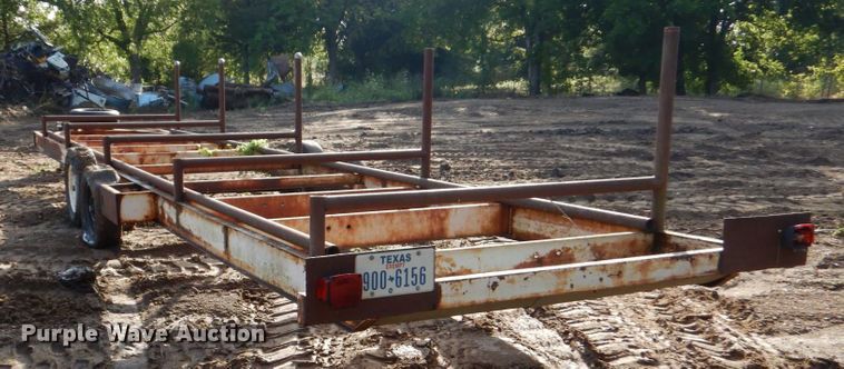 image for item LS9875 Shop built  pole trailer