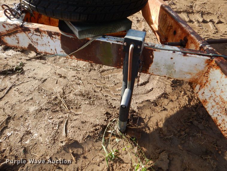 image for item LS9875 Shop built  pole trailer