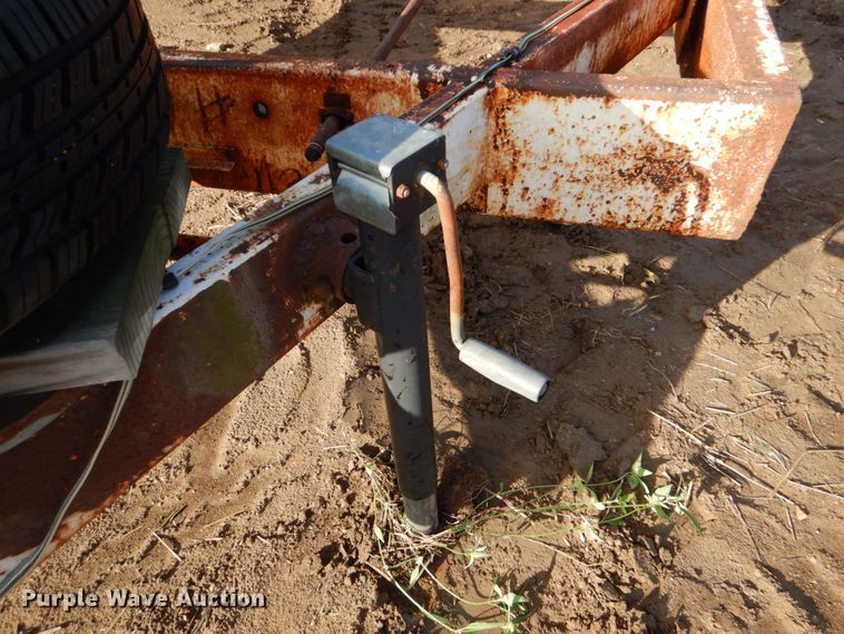 image for item LS9875 Shop built  pole trailer