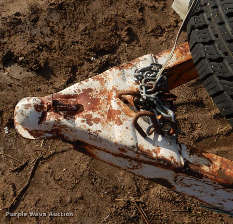 image for item LS9875 Shop built  pole trailer