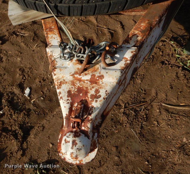 image for item LS9875 Shop built  pole trailer