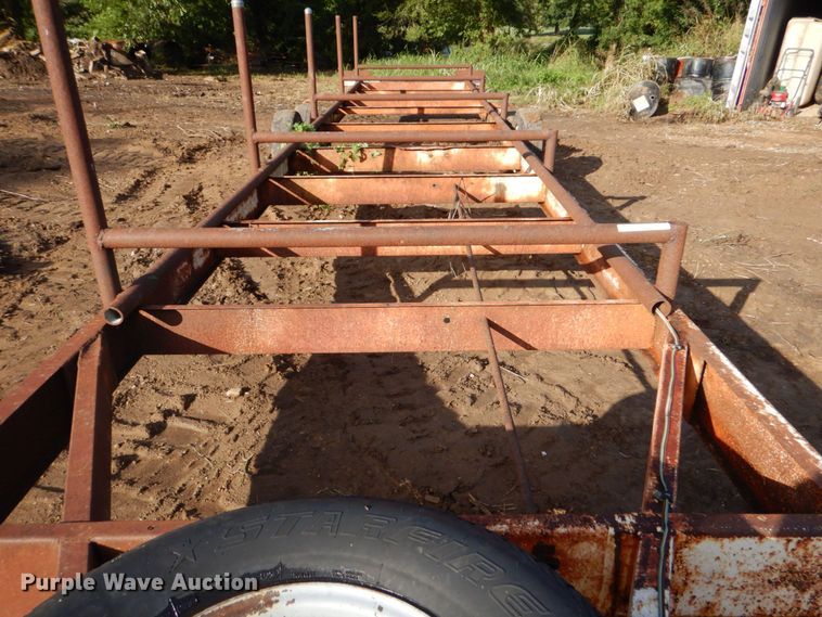 image for item LS9875 Shop built  pole trailer