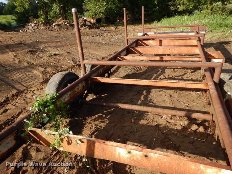 image for item LS9875 Shop built  pole trailer