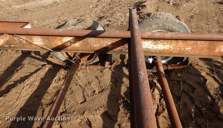 image for item LS9875 Shop built  pole trailer