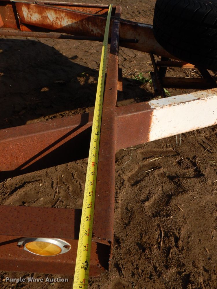 image for item LS9875 Shop built  pole trailer