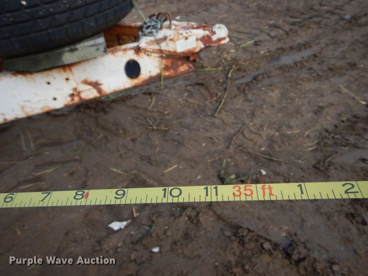 image for item LS9875 Shop built  pole trailer