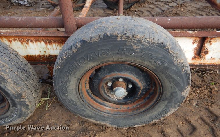 image for item LS9875 Shop built  pole trailer