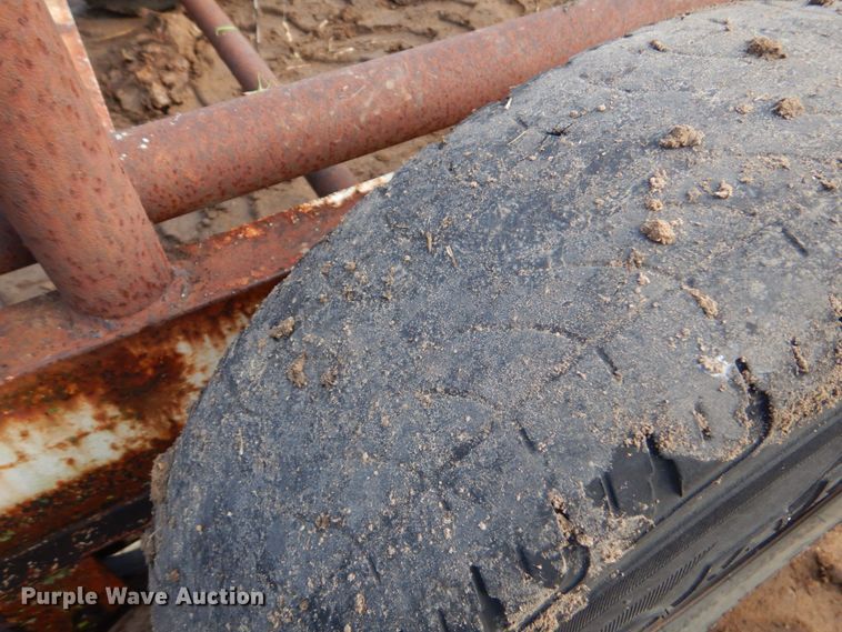 image for item LS9875 Shop built  pole trailer