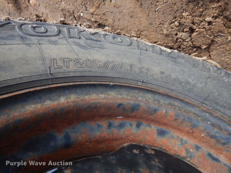 image for item LS9875 Shop built  pole trailer