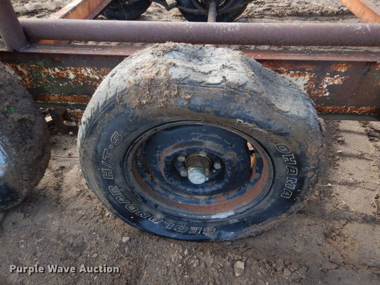 image for item LS9875 Shop built  pole trailer