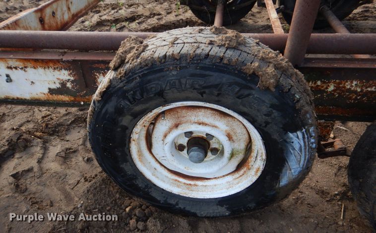 image for item LS9875 Shop built  pole trailer