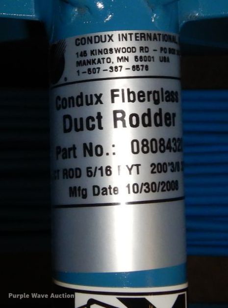 image for item LY9046 Condux Python  fiberglass duct rodder