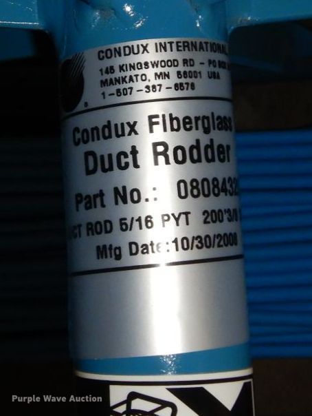 image for item LY9046 Condux Python  fiberglass duct rodder