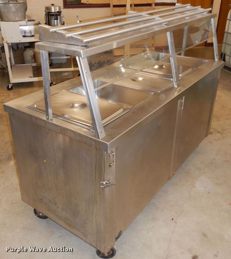 image for item LY9082 Duke Thurmaduke  stainless steel buffet table