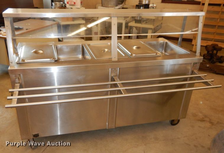 image for item LY9082 Duke Thurmaduke  stainless steel buffet table