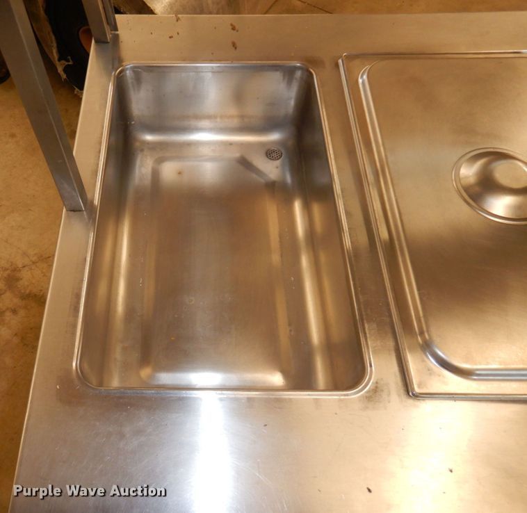 image for item LY9082 Duke Thurmaduke  stainless steel buffet table