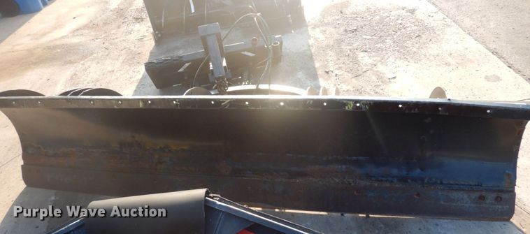 image for item MH9055 120"W skid steer snow plow